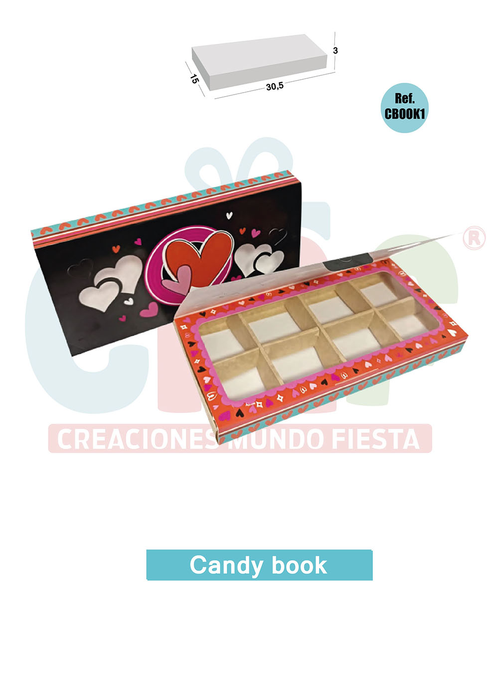 CAJA CANDY BOOK  REF1