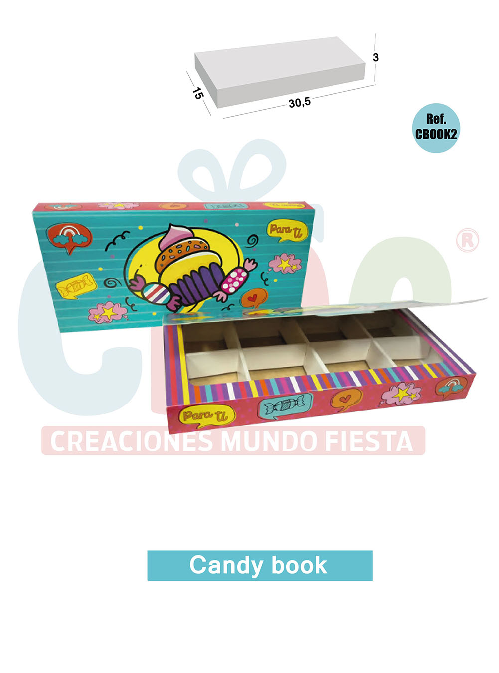 CAJA CANDY BOOK  REF2
