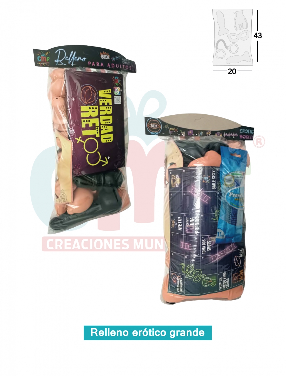 RELLENO EROTICO ADULTO GRANDE