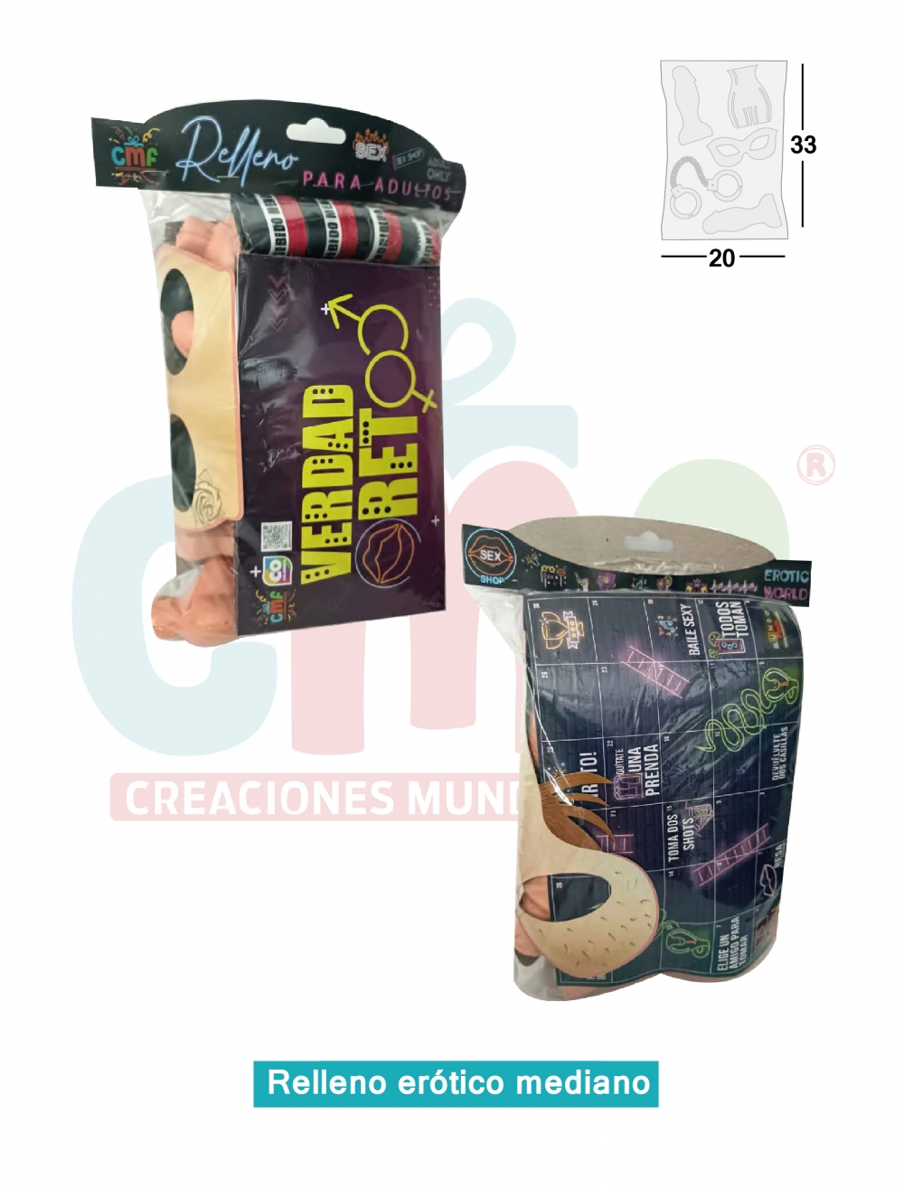 RELLENO EROTICO ADULTO MEDIANO