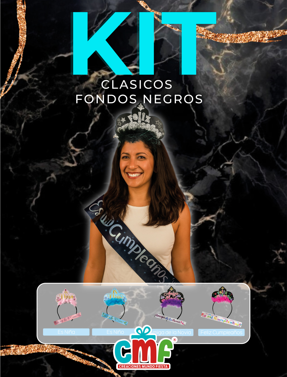 KIT CLASICOS FONDOS NEGROS 