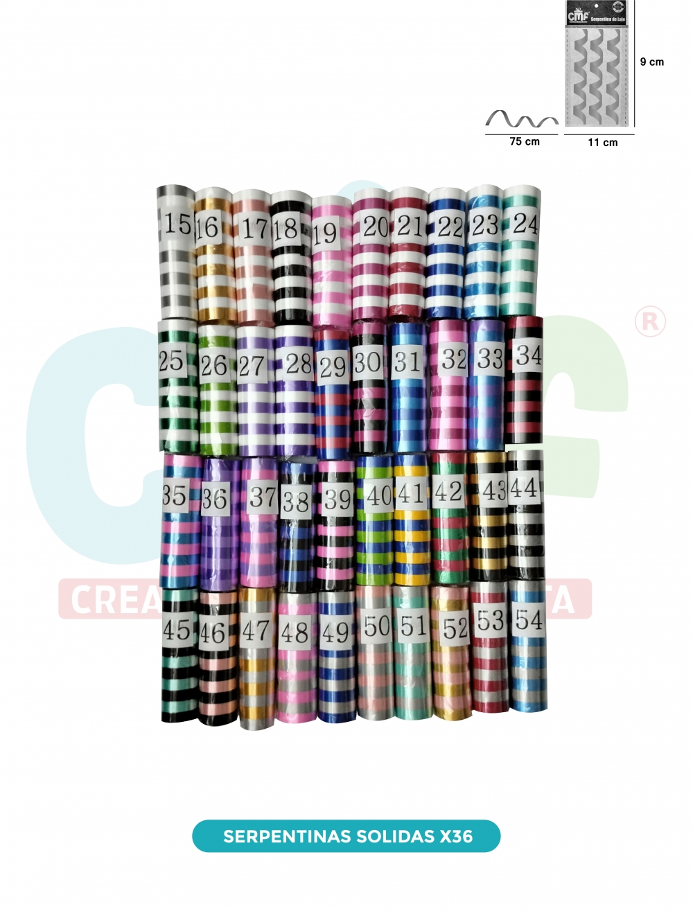 SERPENTINA SOLIDA X 36