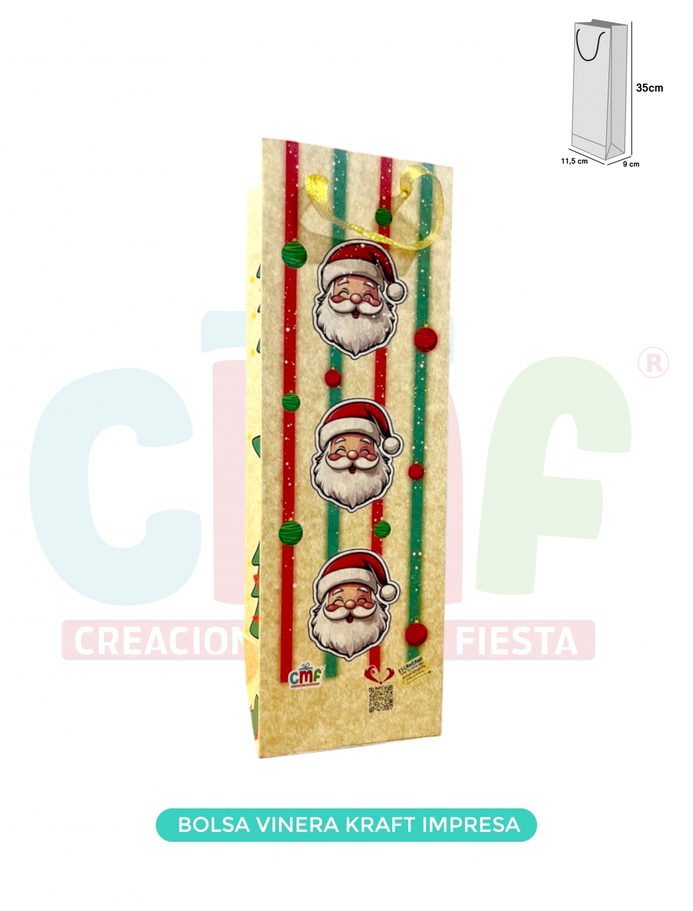 BOLSA VINERA KRATF IMPRESA X6