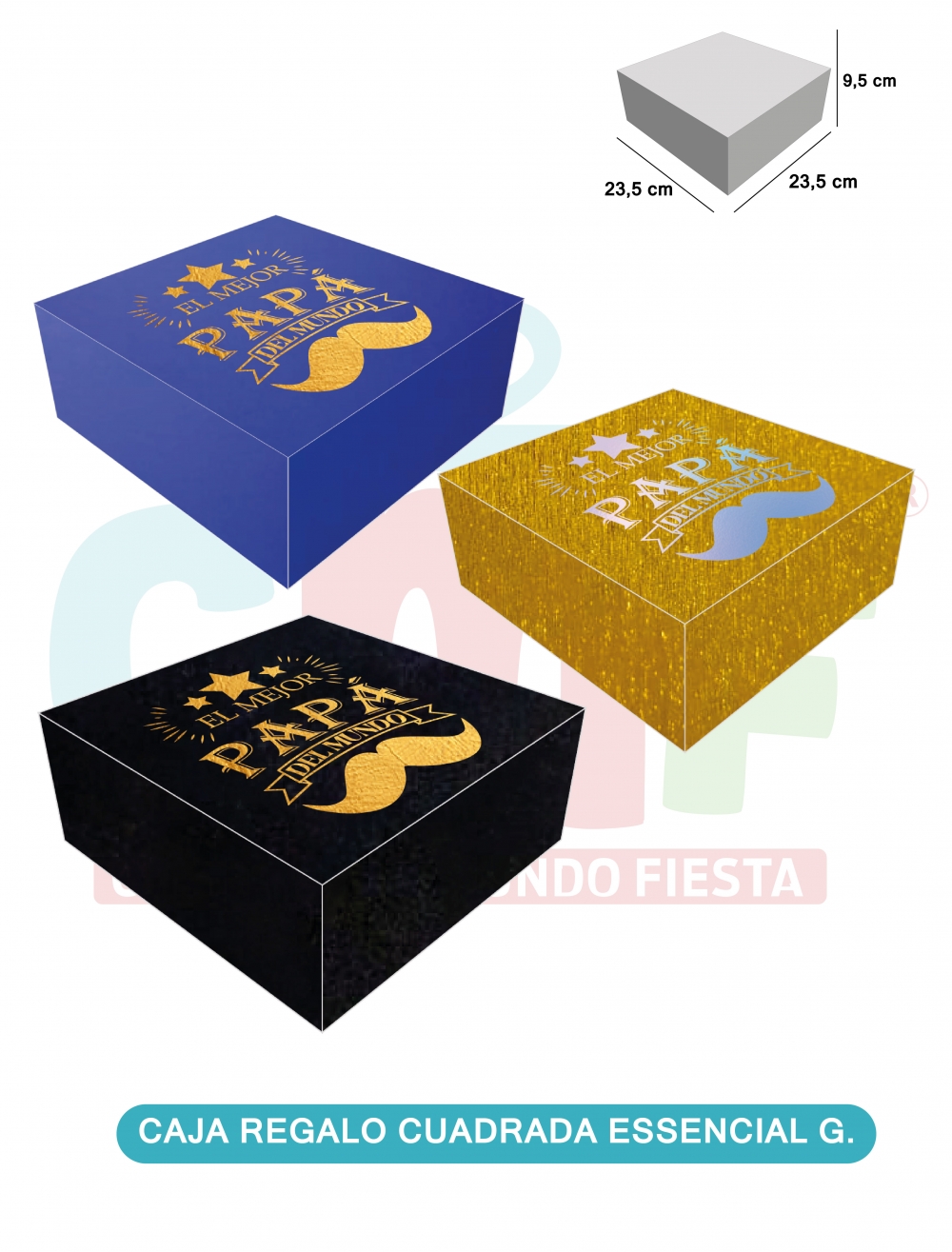 CAJA REGALO CUADRADA ESSENCIAL G