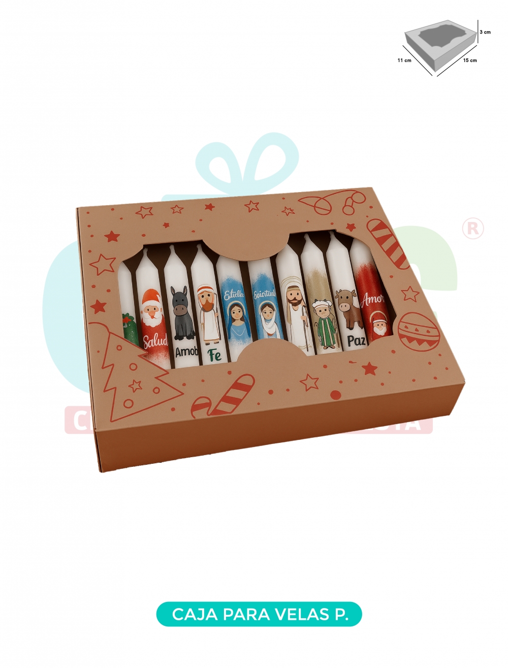 CAJAS DE VELA PEQUEÑA