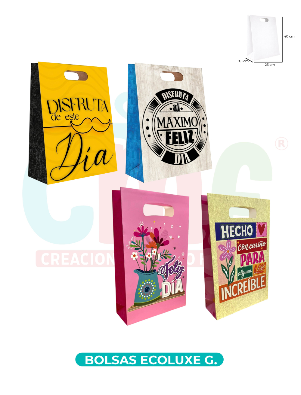 BOLSA ECOLUXE GRANDE X6 UNDS