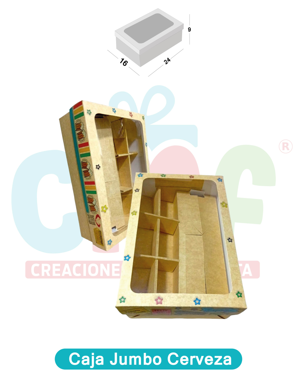 CAJA JUMBO CERVEZA X4