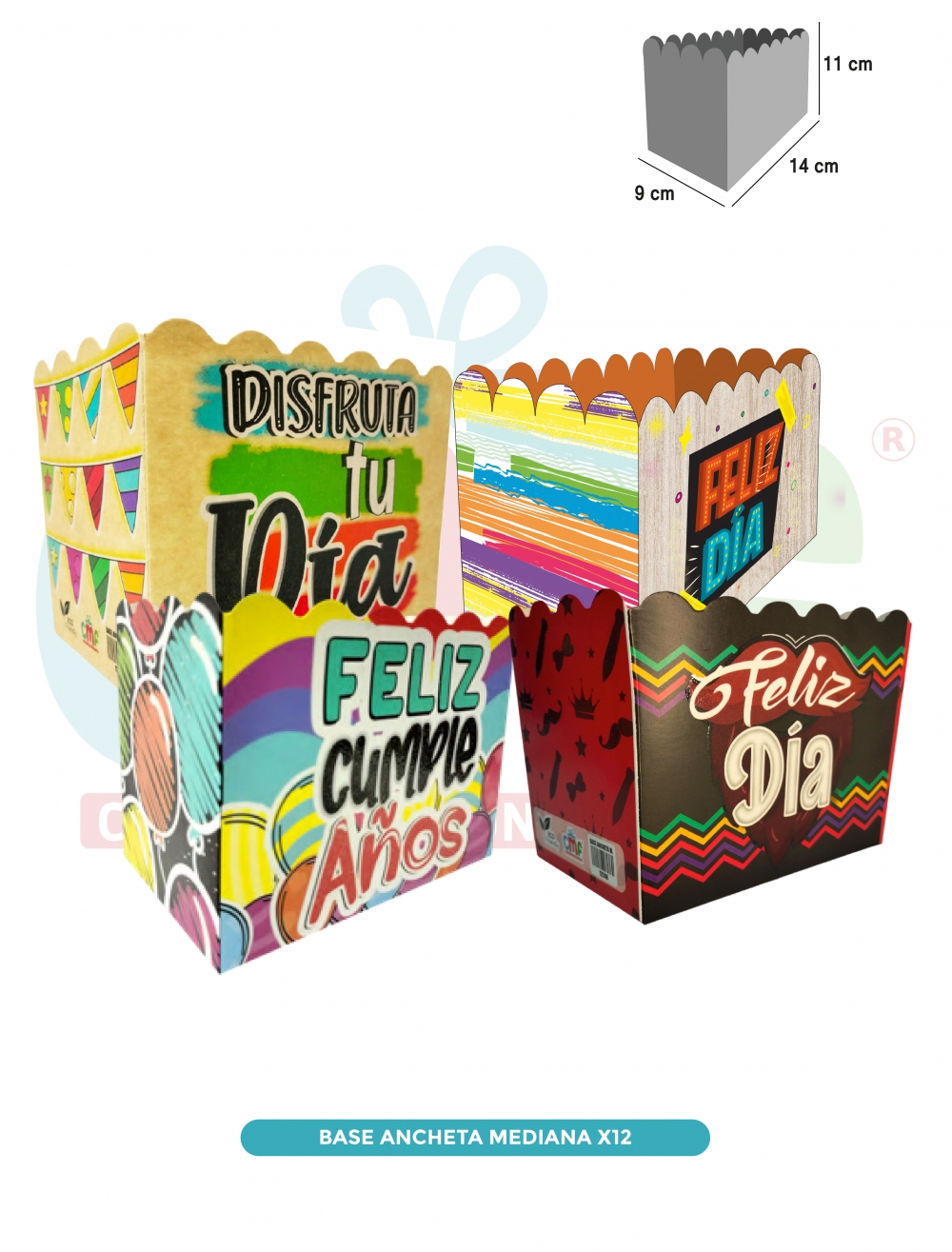 BASE ANCHETA MEDIANA X12