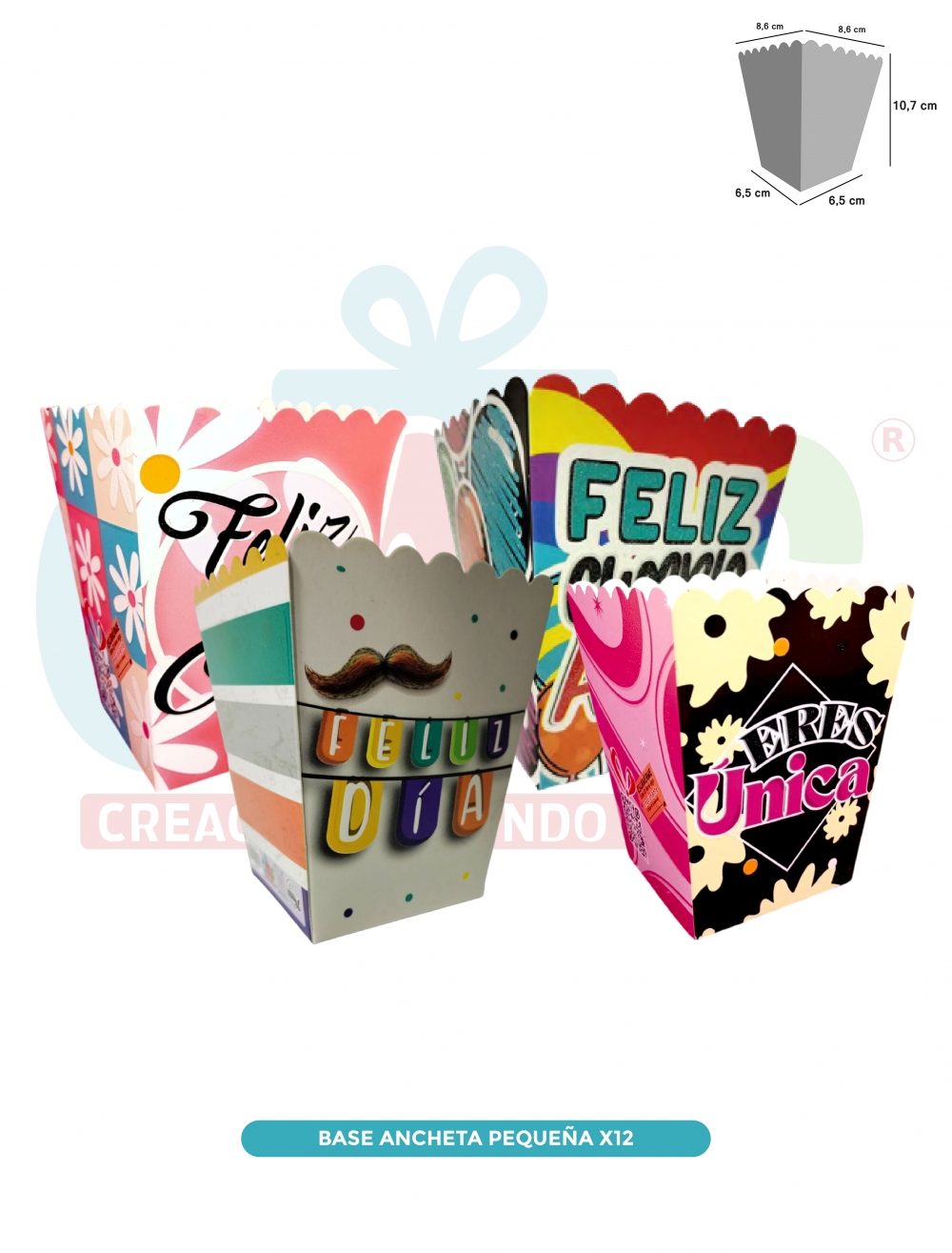 BASE ANCHETA PEQUEÑA X12