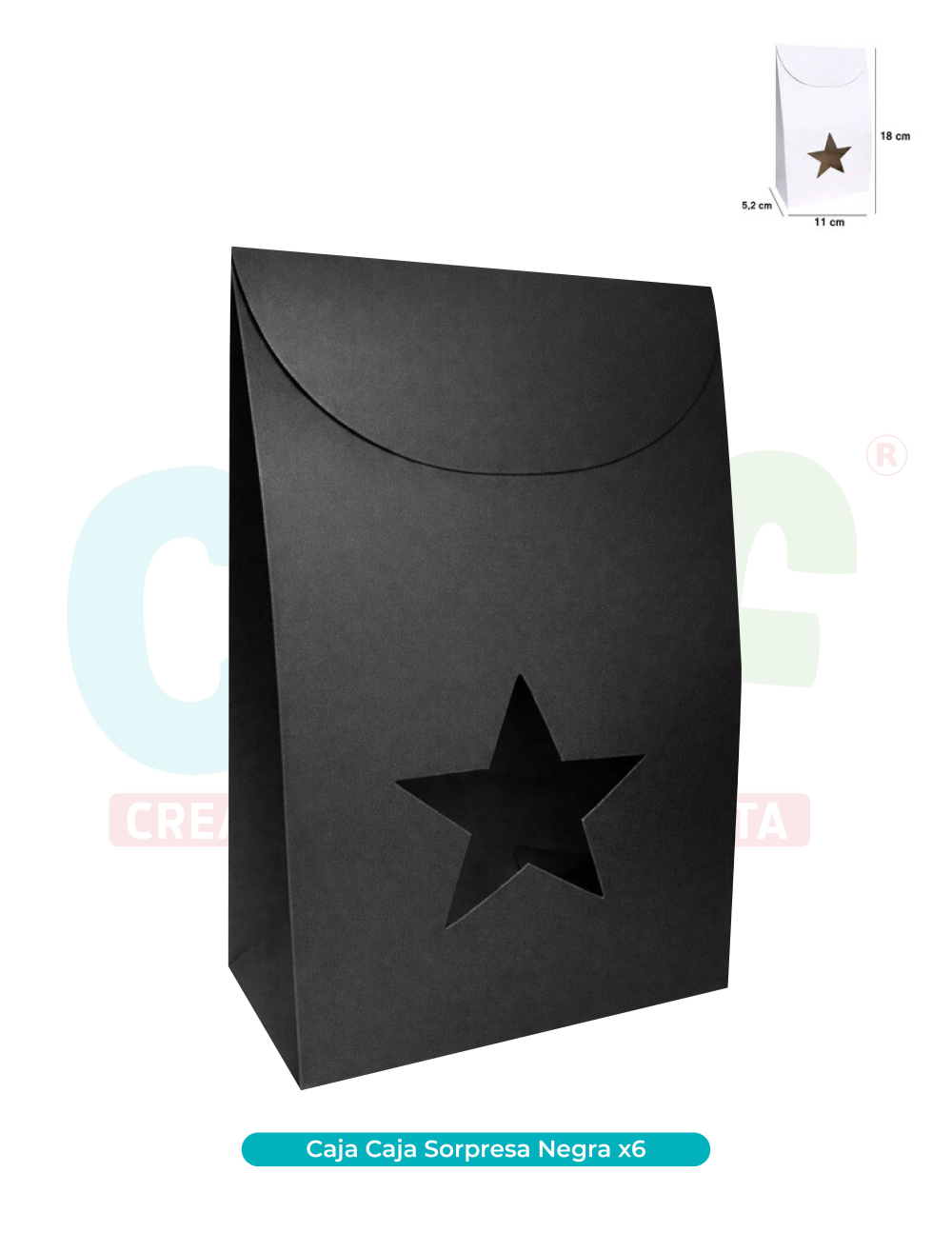 CAJA SORPRESA NEGRA X6