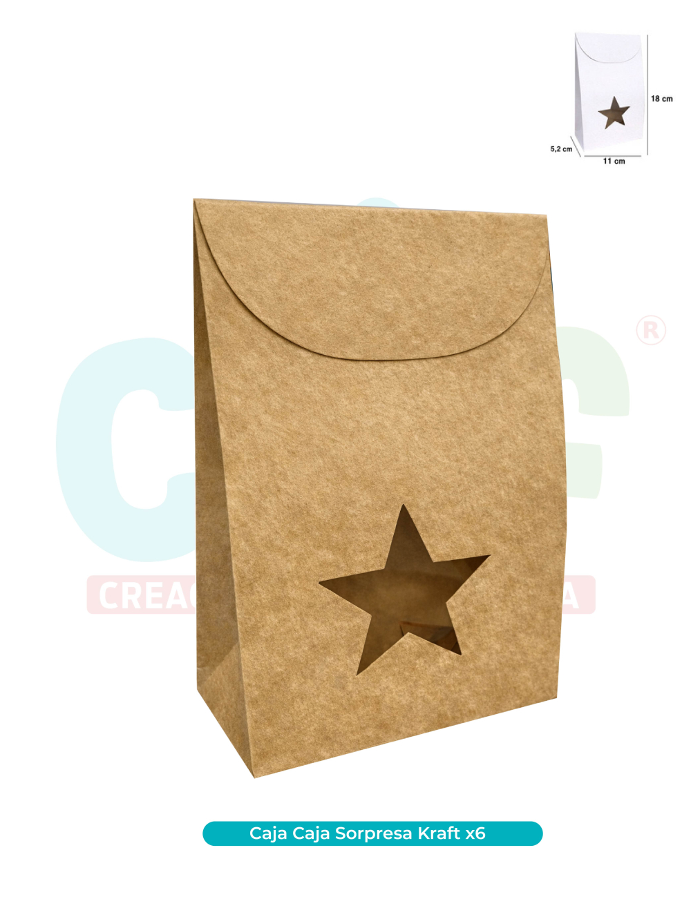 CAJA SORPRESA KRAFT X 6