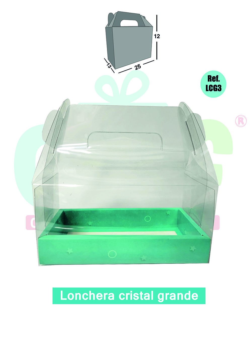 CAJA LONCHERA CRISTAL GRANDE   3