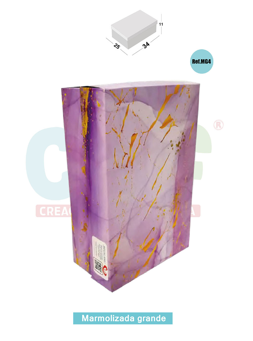 CAJA JUMBO MARMOLIZADA GRANDE  MG4