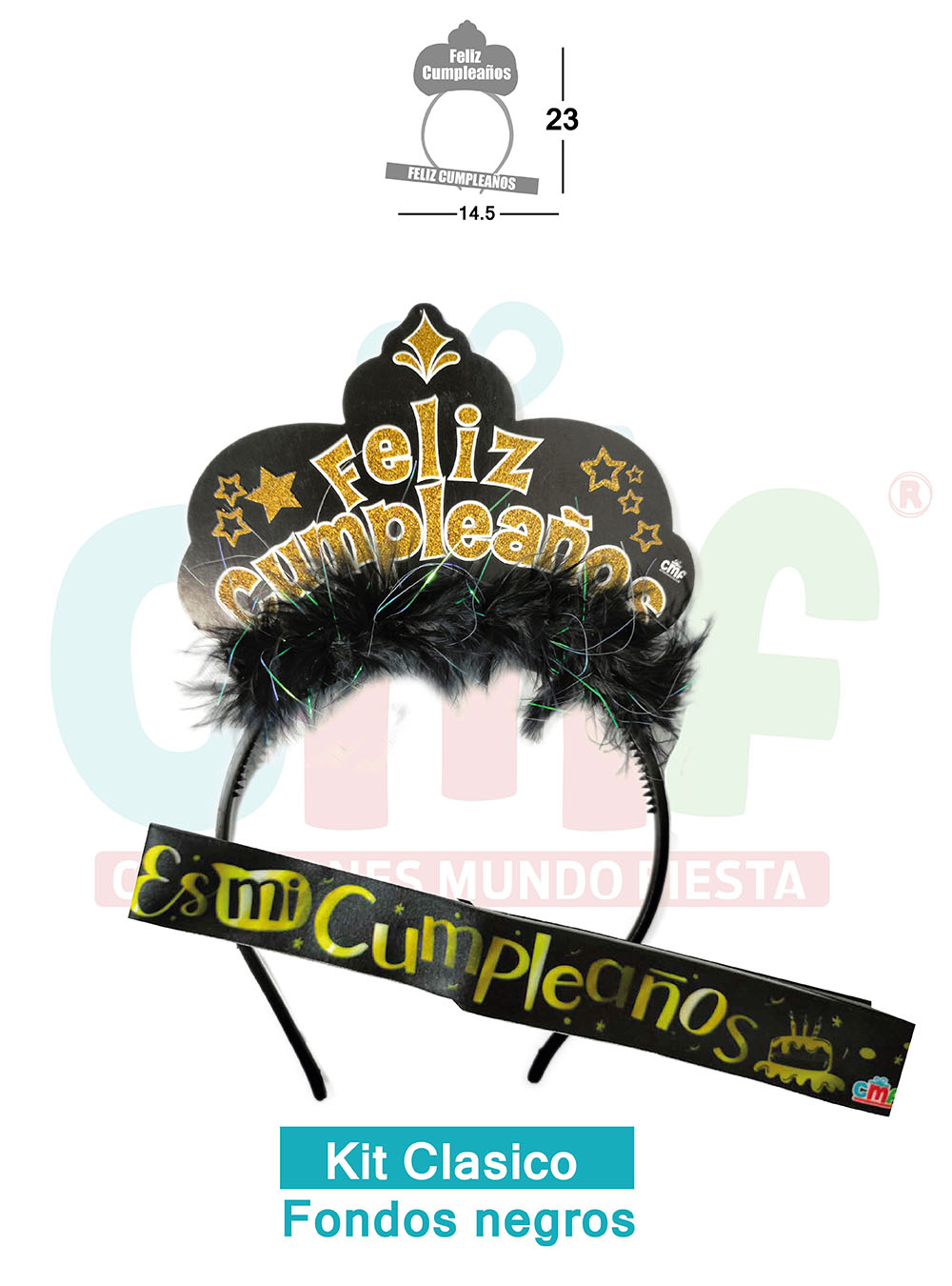 KIT CLASICOS FONDOS NEGROS  KIT DORADO