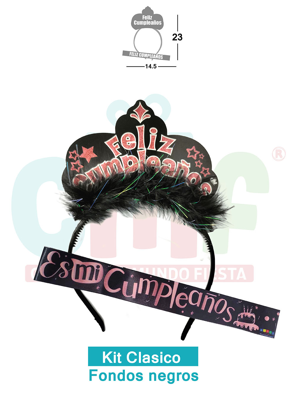 KIT CLASICOS FONDOS NEGROS  KIT ORO ROSA