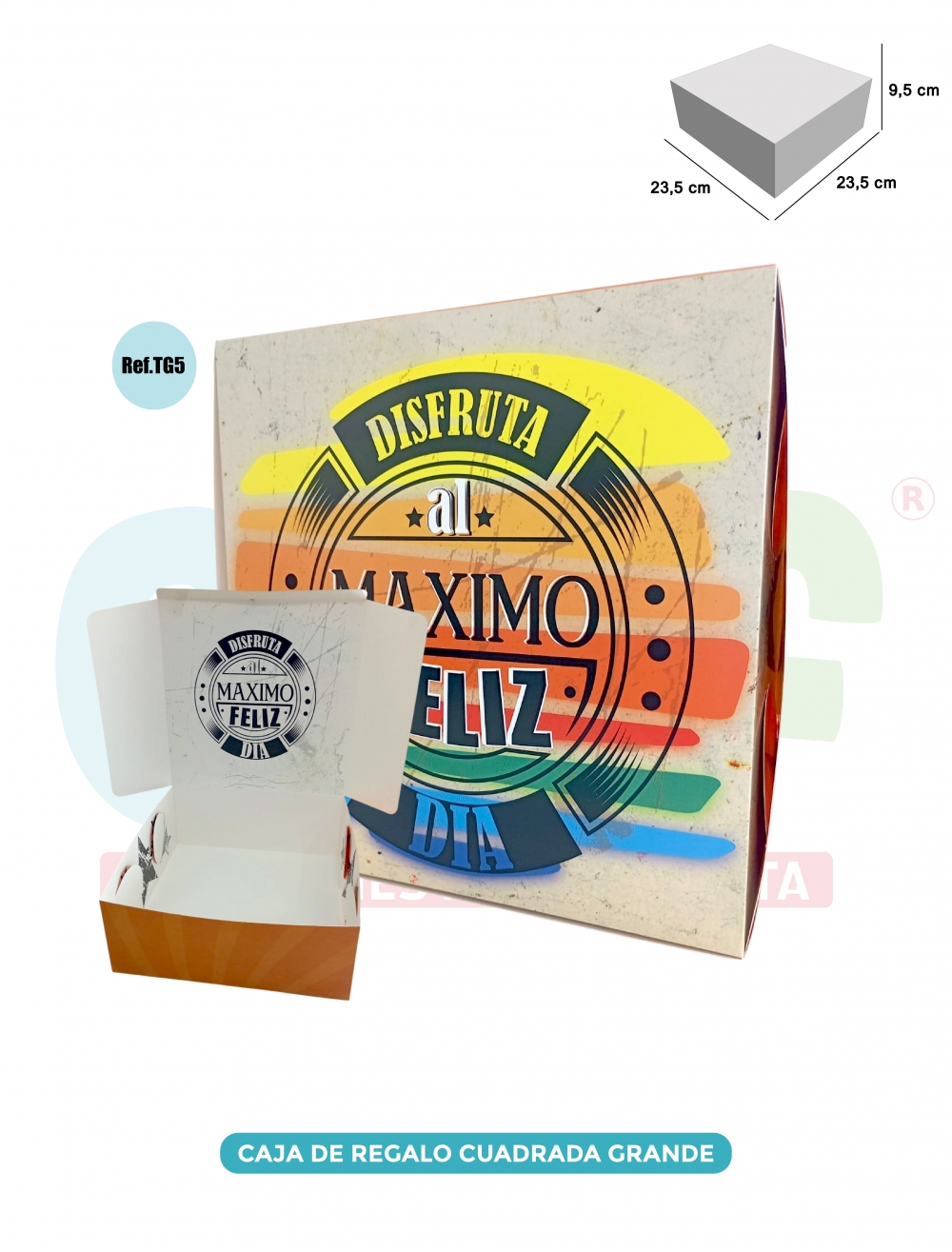  CAJA DE REGALO CUADRADA GRANDE  TG5