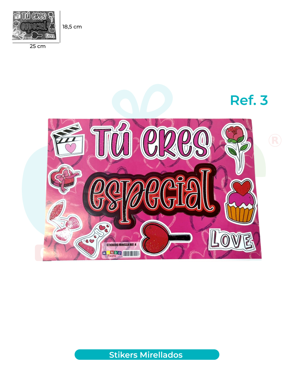 STIKERS MIRELLADOS   REF3