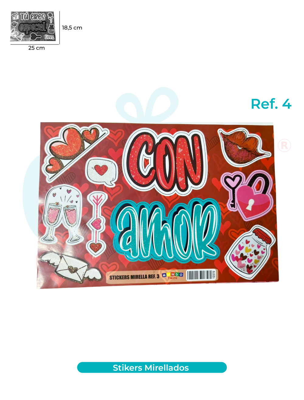 STIKERS MIRELLADOS   REF4