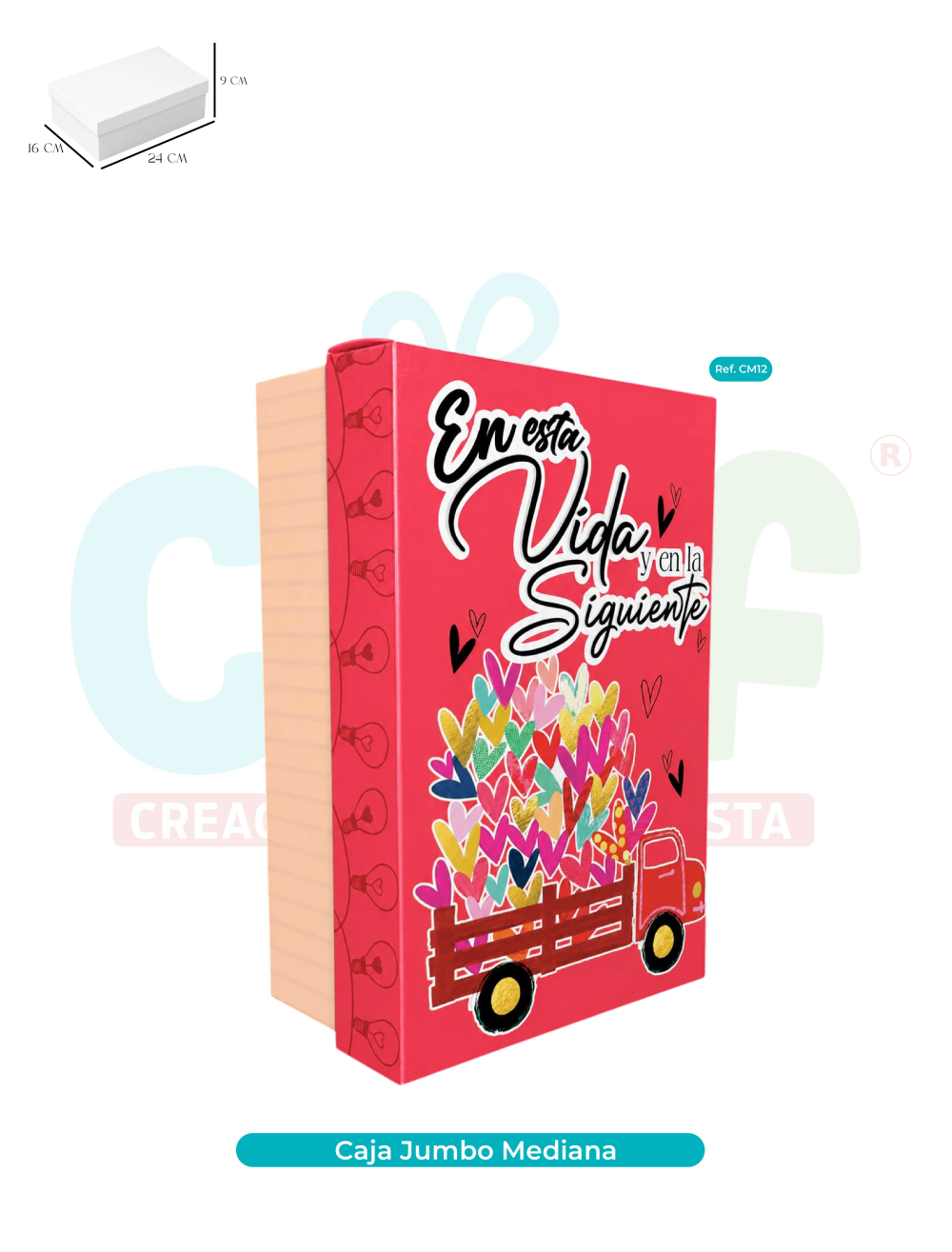 CAJA JUMBO COLOR MEDIANA  CM12
