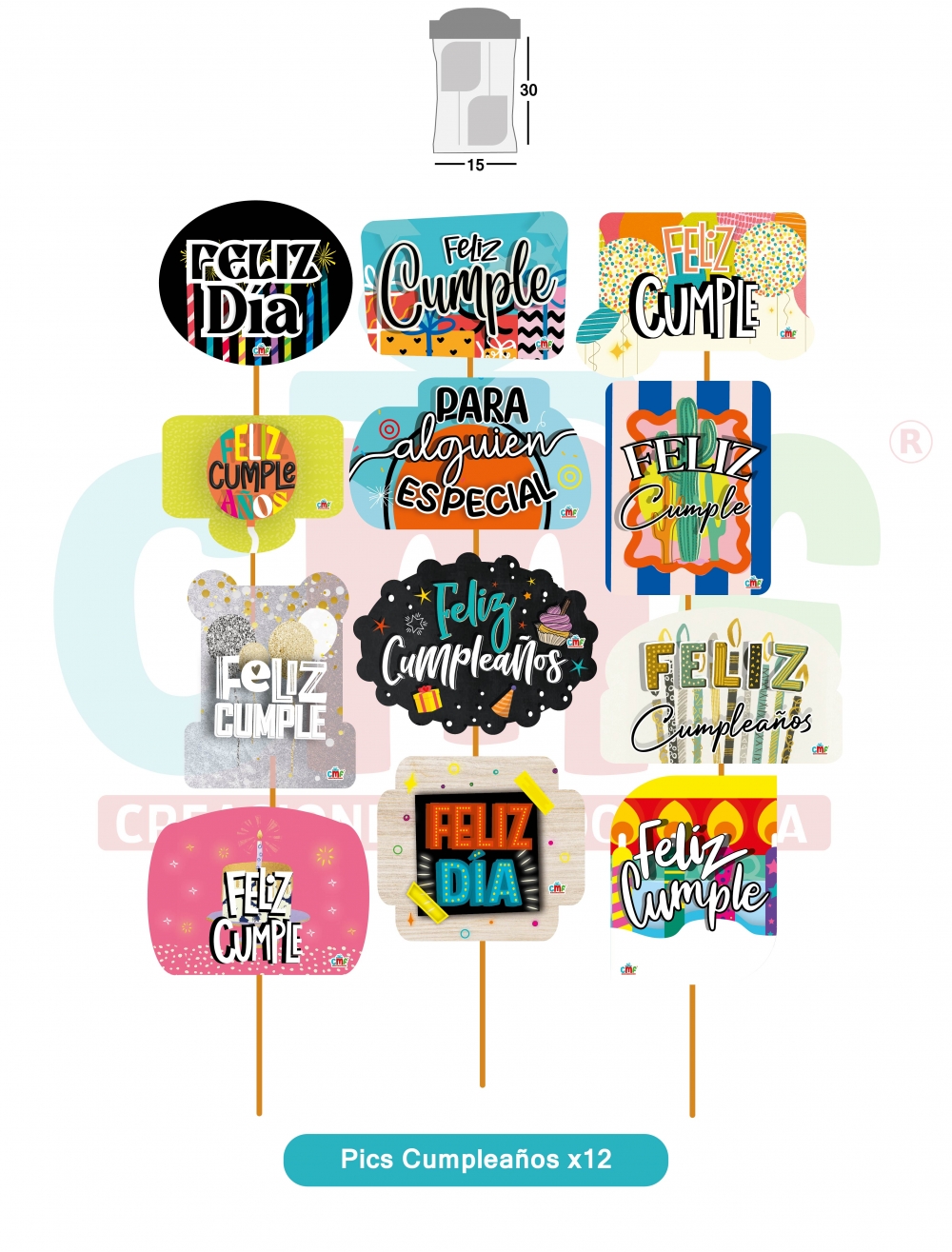 PICS X12  CUMPLEAÑOS