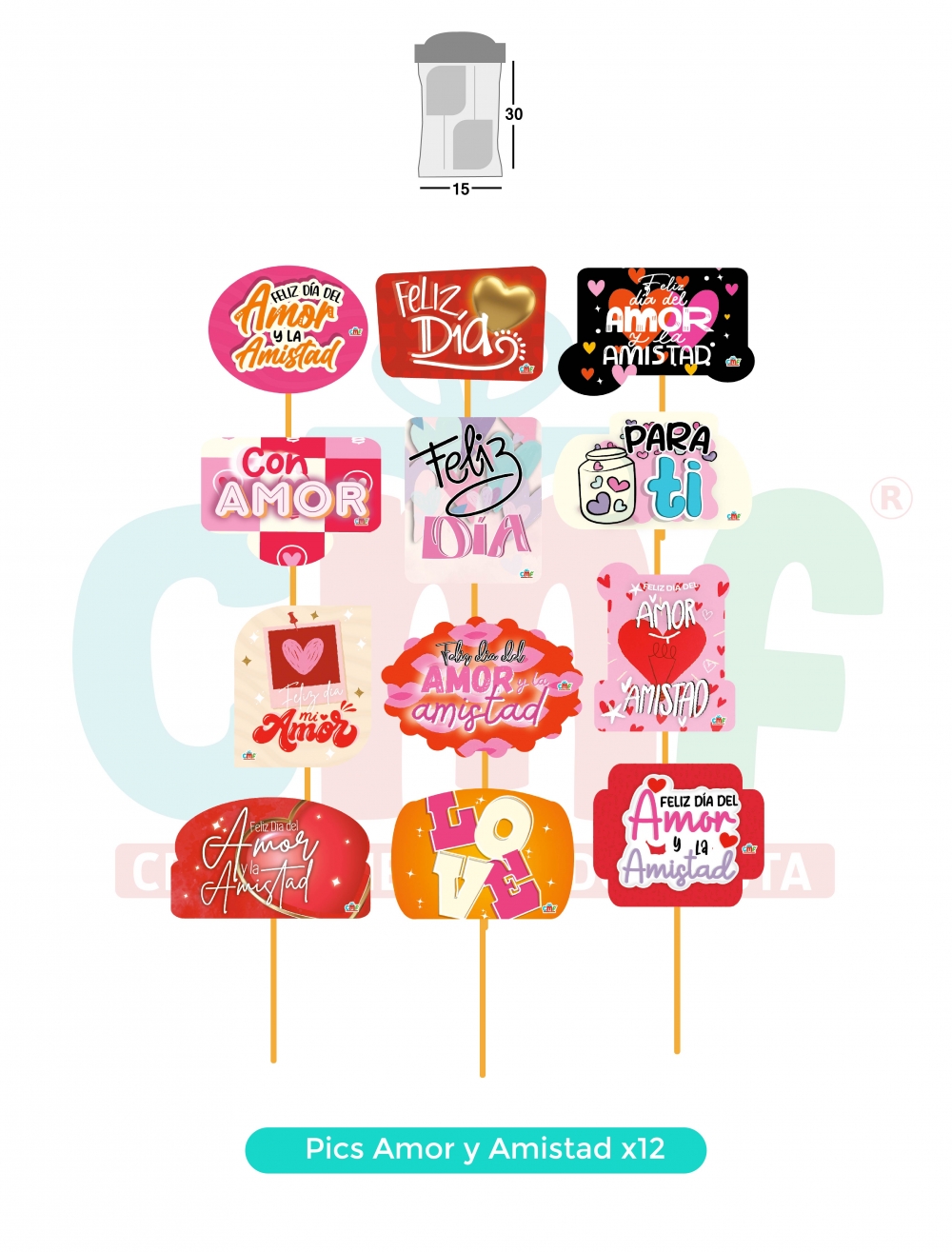 PICS X12  AMOR Y AMISTAD