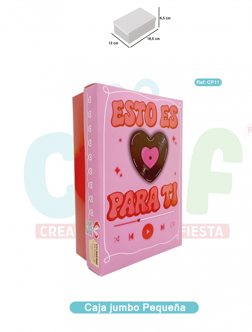 CAJA JUMBO COLOR PEQUEÑA   CP11