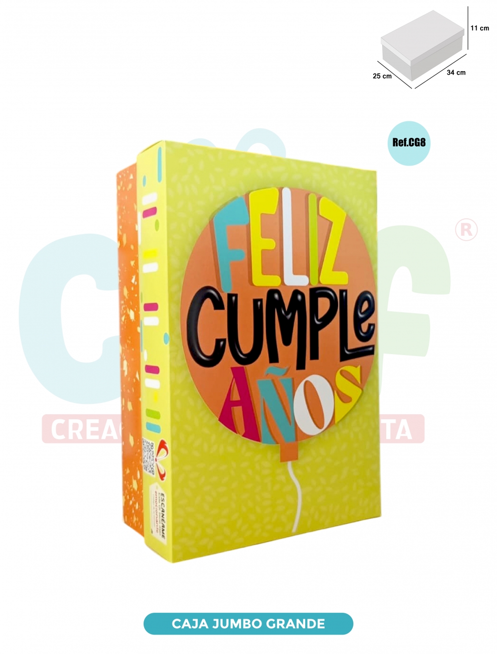 CAJA JUMBO COLOR GRANDE  CG8