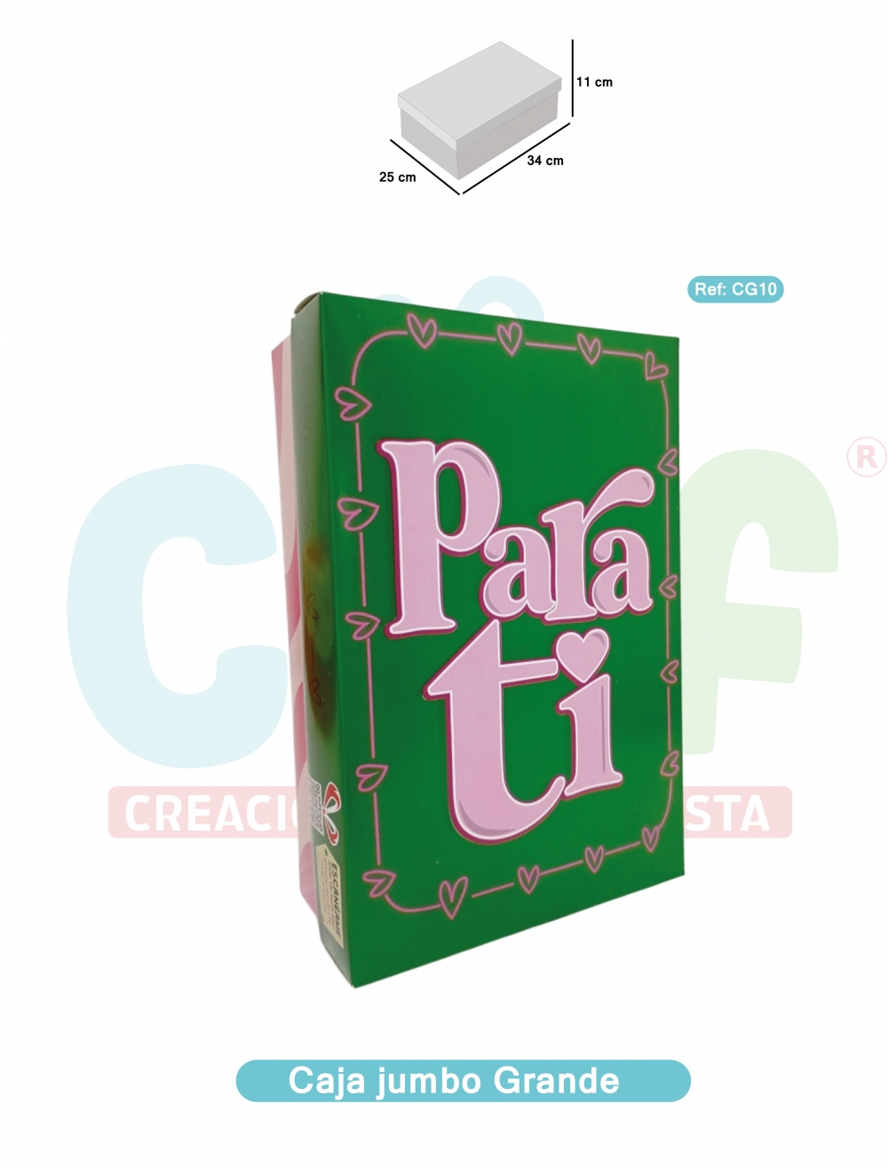 CAJA JUMBO COLOR GRANDE  CG10