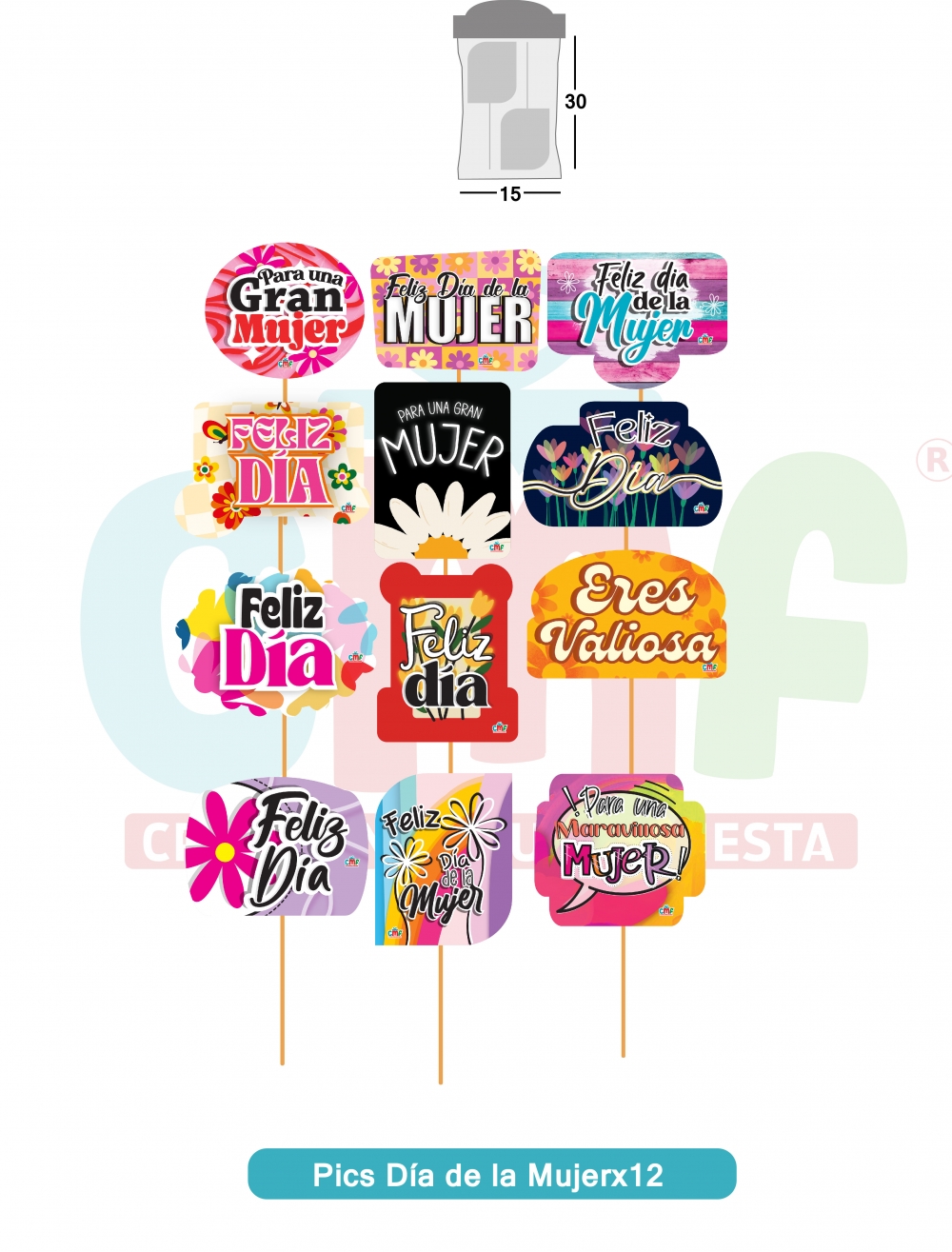 PICS X12  DIA DE LA MUJER