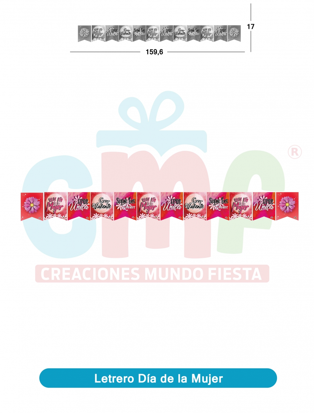  LETREROS DECORATIVOS X12 LETRERO FELIZ DIA MUJER  LETRERO FELIZ DIA MUJER 