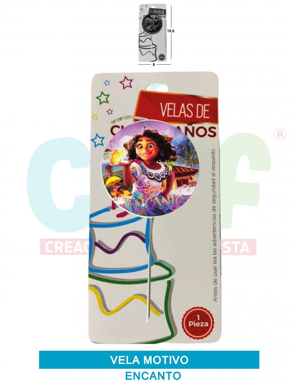 VELA MOTIVOS GRUPO B ENCANTO