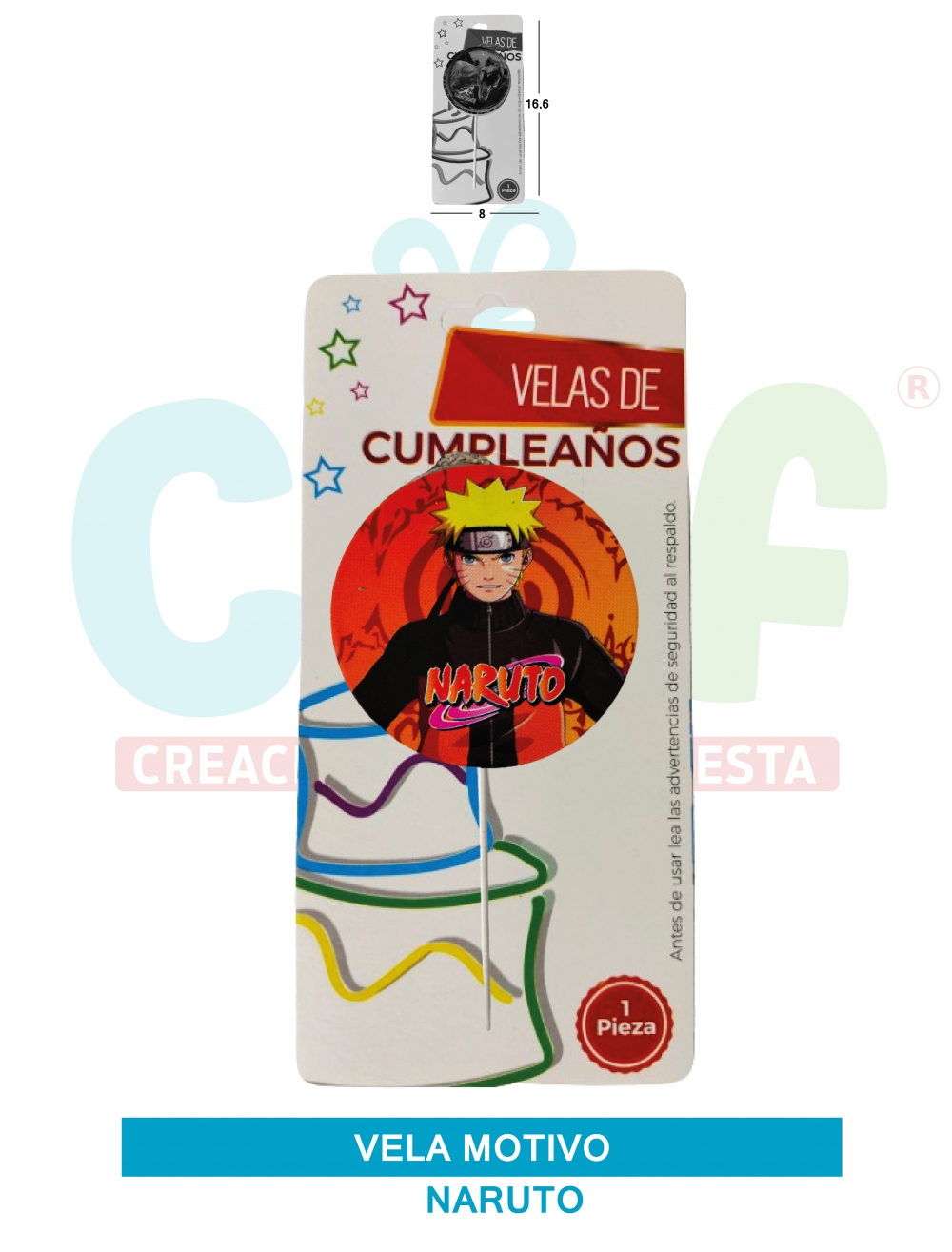 VELA MOTIVOS GRUPO D NARUTO