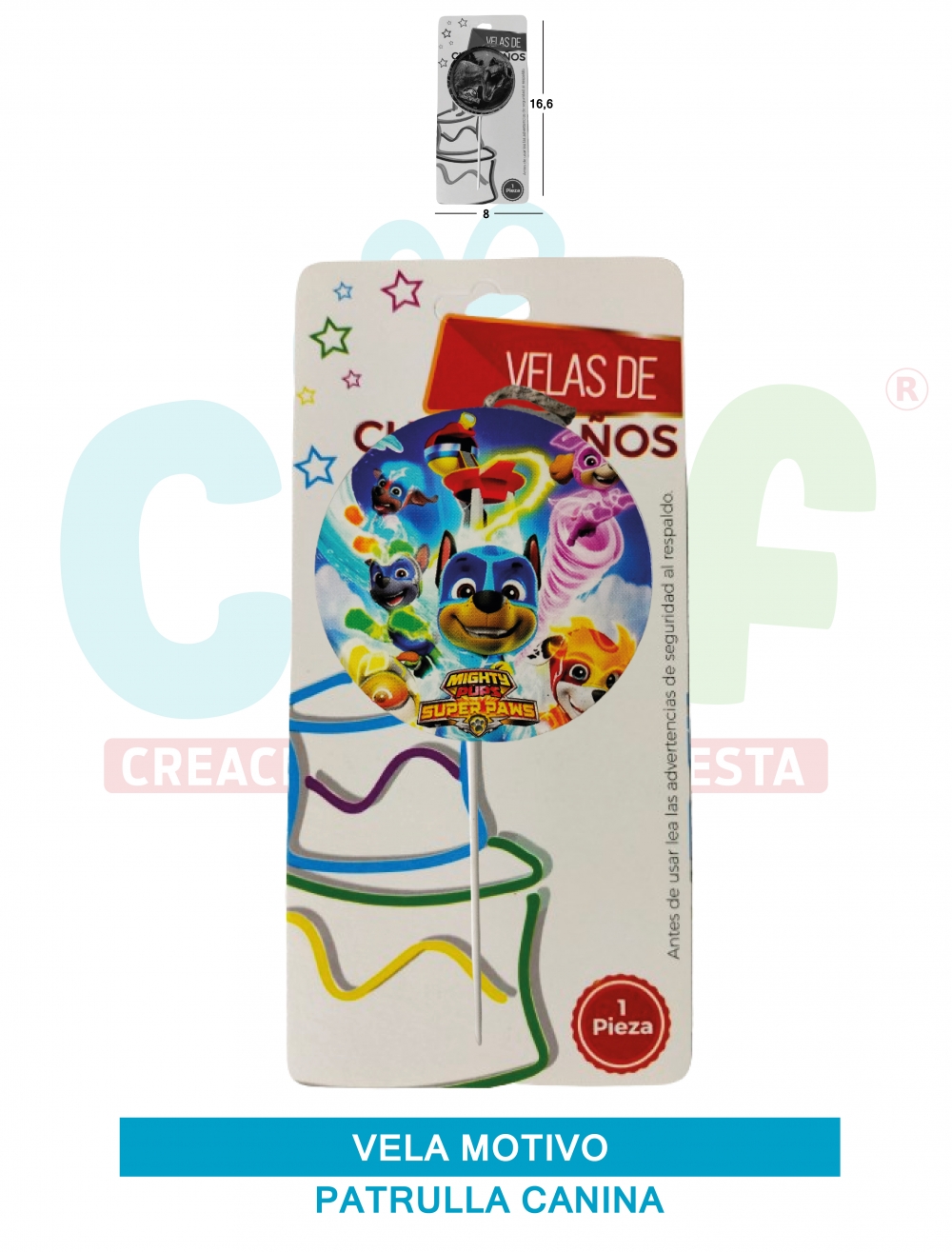 VELA MOTIVOS GRUPO D PATRULLA CANINA