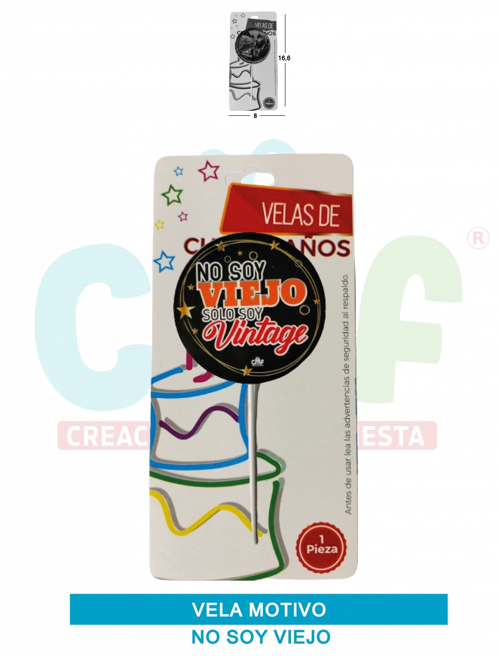 VELA MOTIVOS GRUPO E NO SOY VIEJO