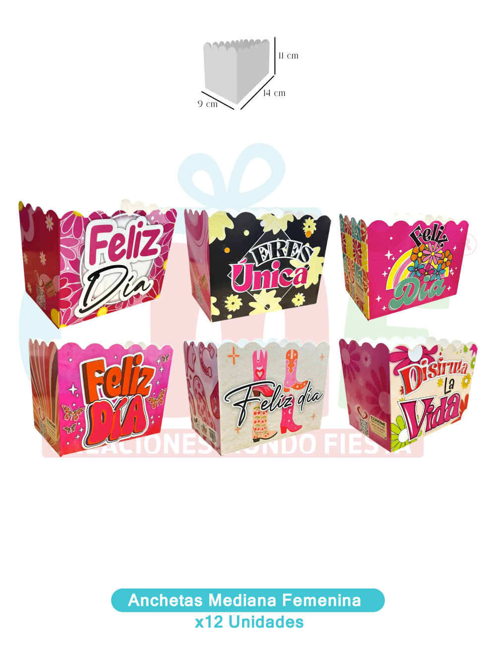 BASE ANCHETA MEDIANA X12 MEDIANA FEMENINA