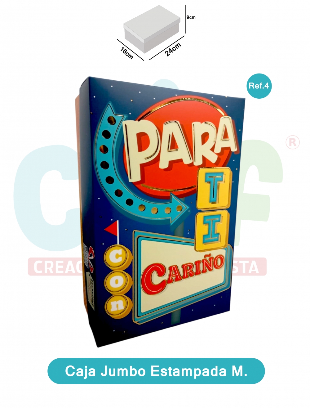 JUMBO MEDIANA ESTAMPADA   REFERENCIA 4