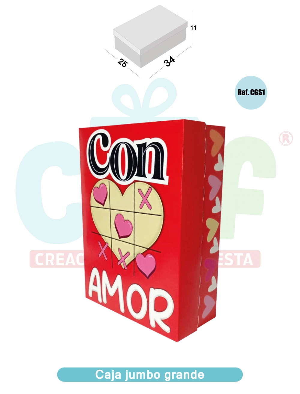 CAJA JUMBO COLOR GRANDE  CGS1