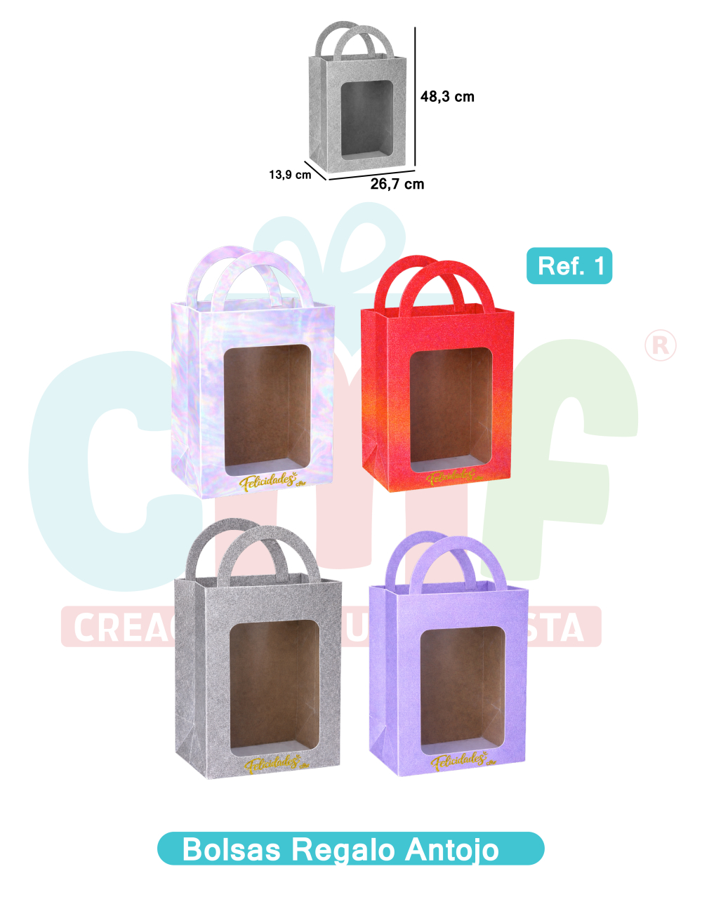 BOLSA REGALO ANTOJO X4 UND  REF1