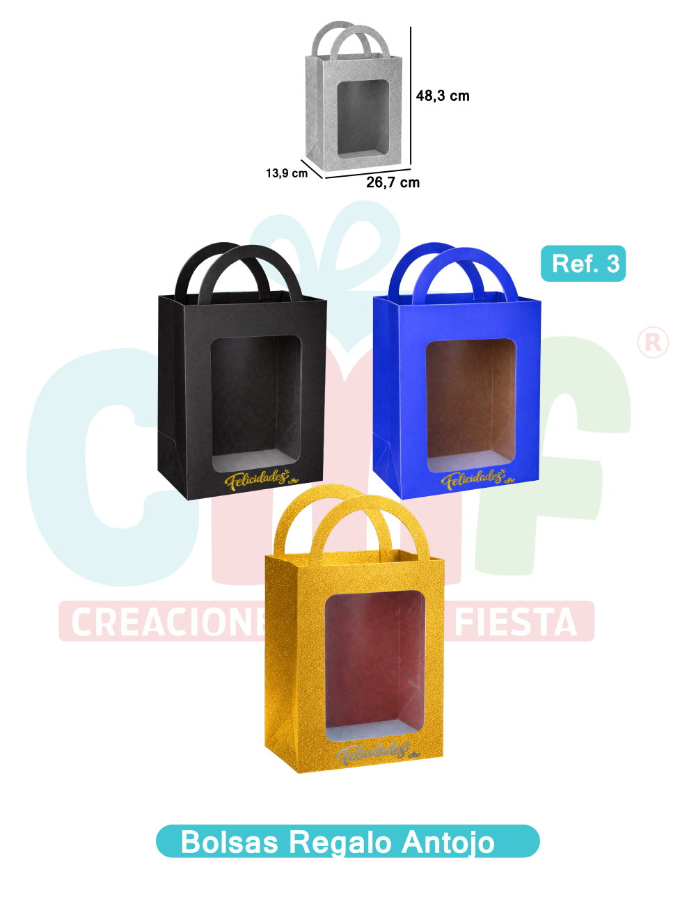 BOLSA REGALO ANTOJO X4 UND  REF3