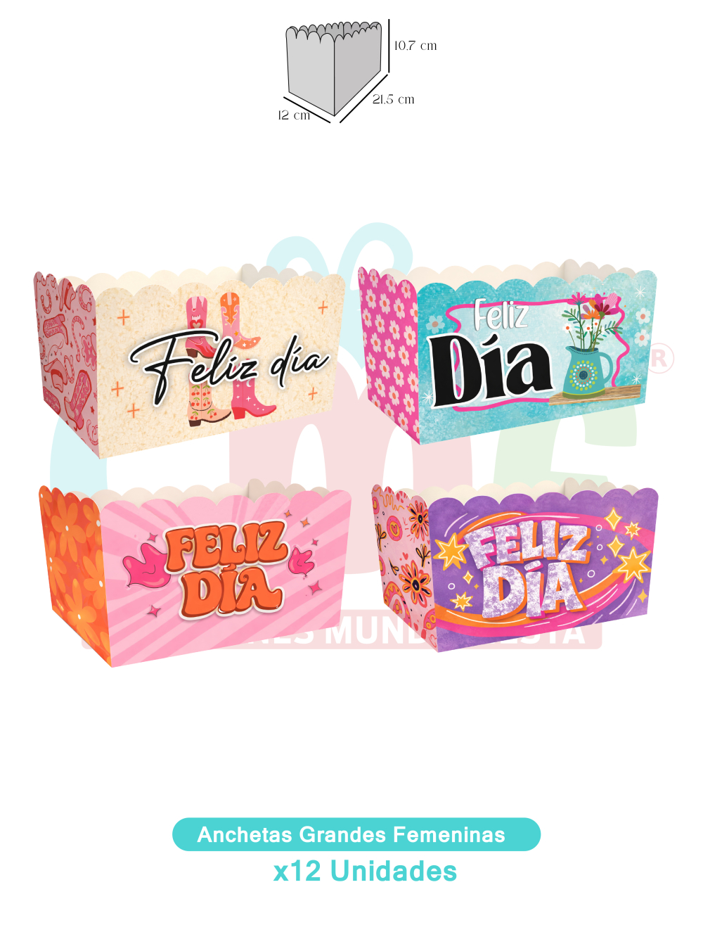 BASE ANCHETA GRANDE X12 GRANDE MUJER TODA OCASIÓN