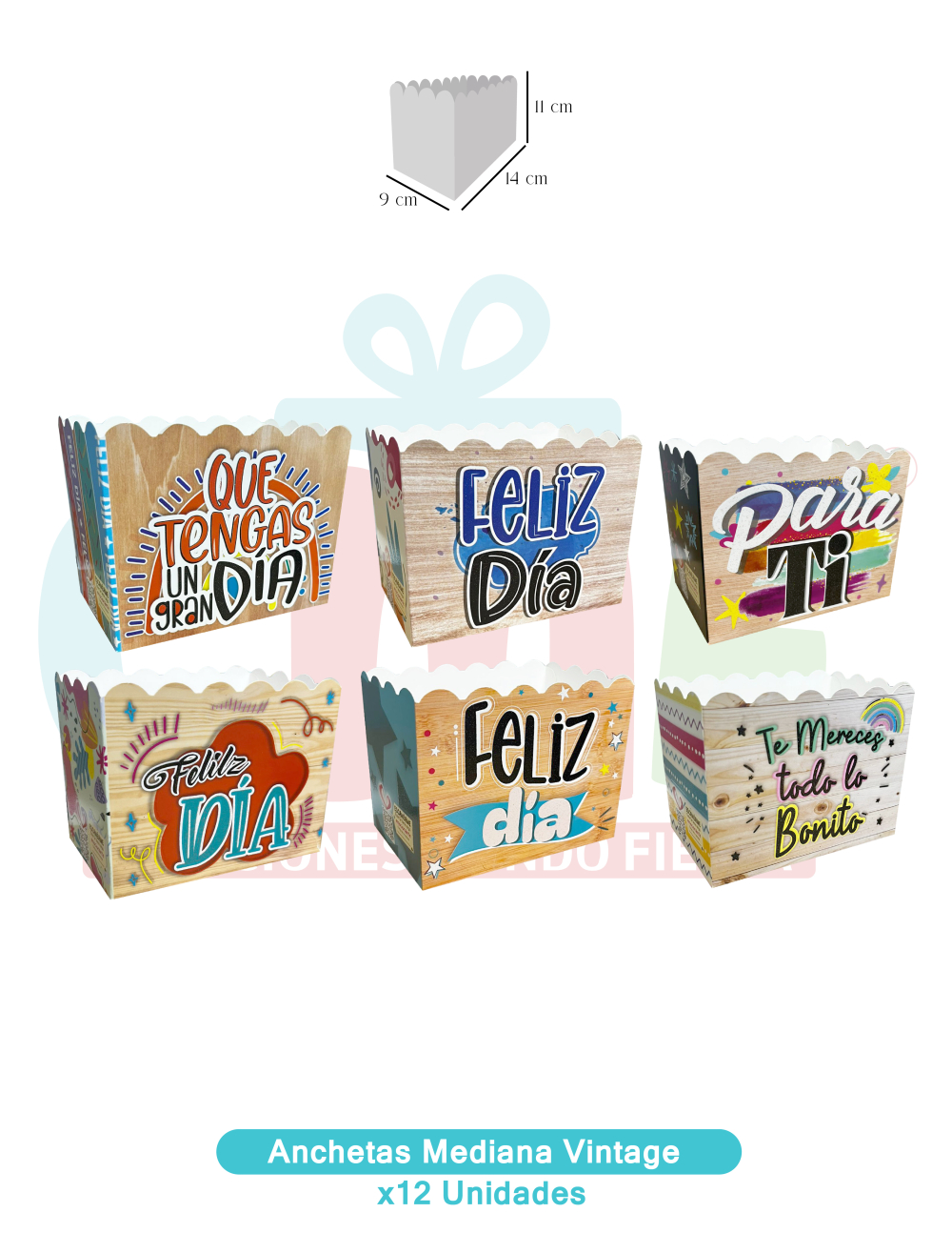 BASE ANCHETA MEDIANA X12 MEDIANA VINTAGE