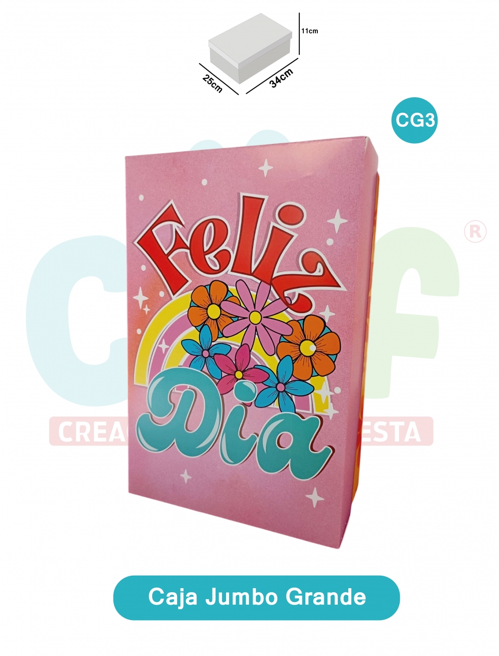 CAJA JUMBO COLOR GRANDE  CG3
