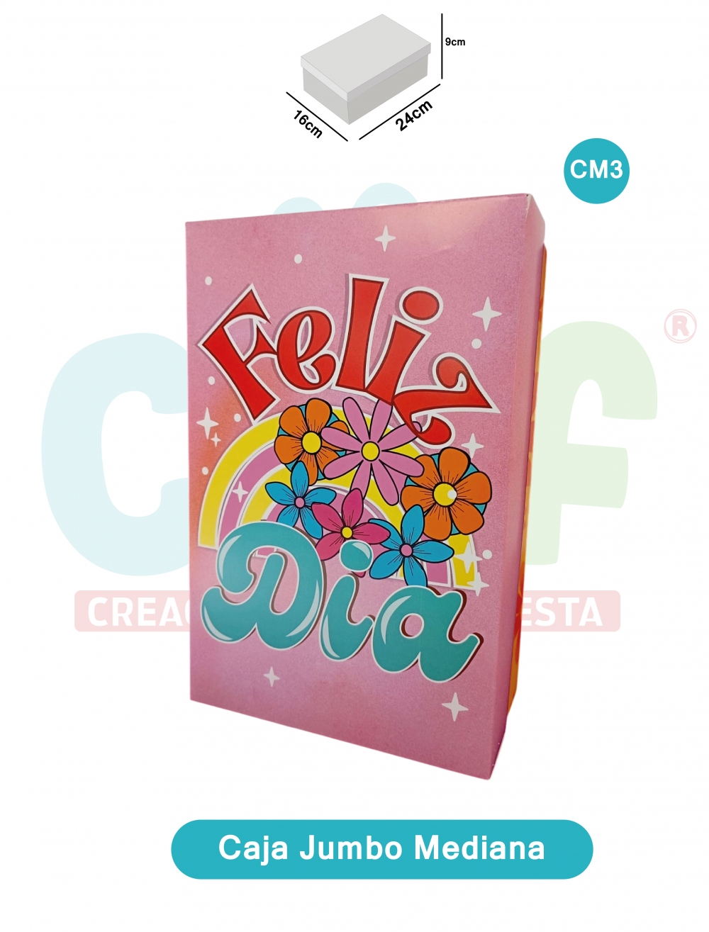 CAJA JUMBO COLOR MEDIANA  CM3