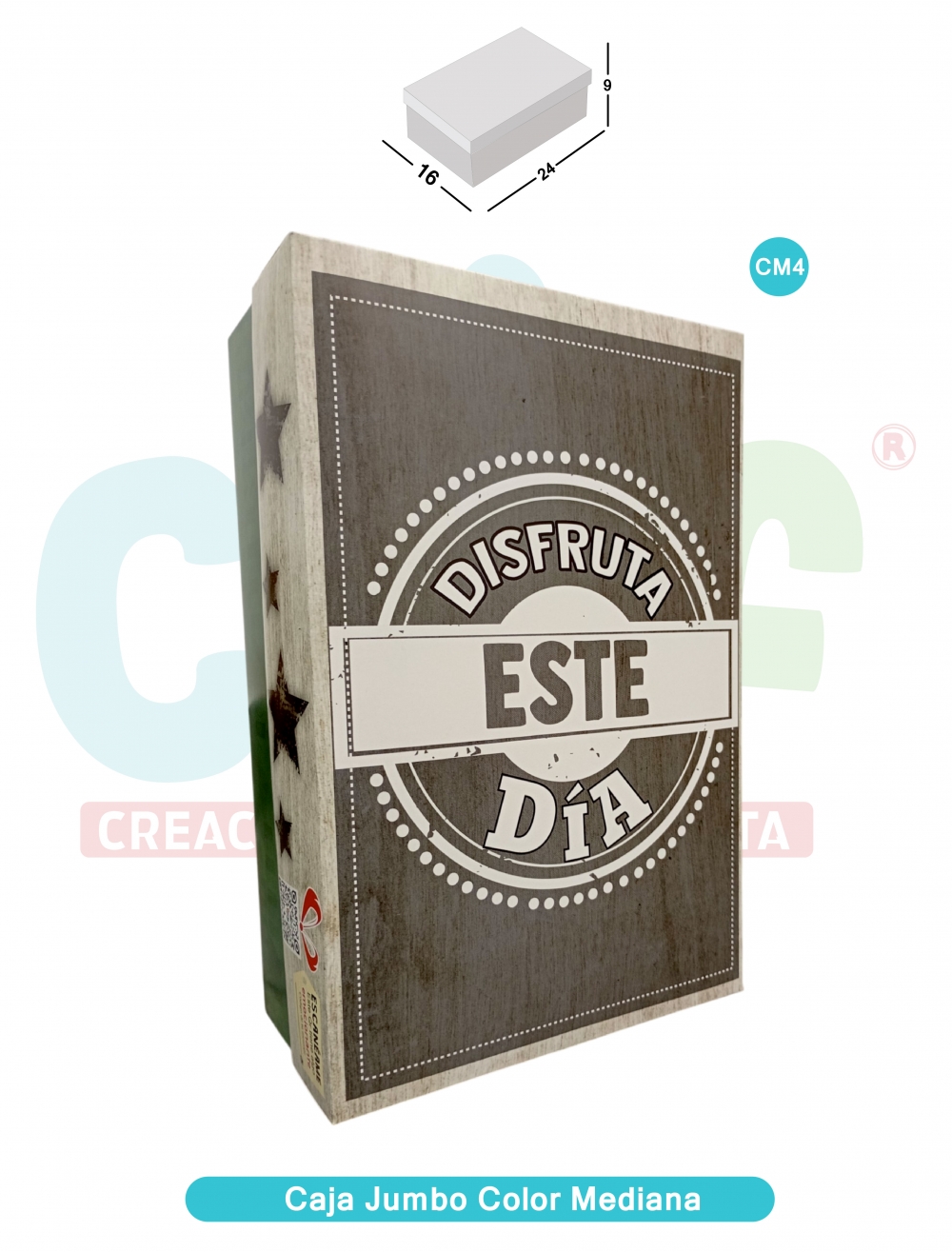 CAJA JUMBO COLOR MEDIANA  CM4
