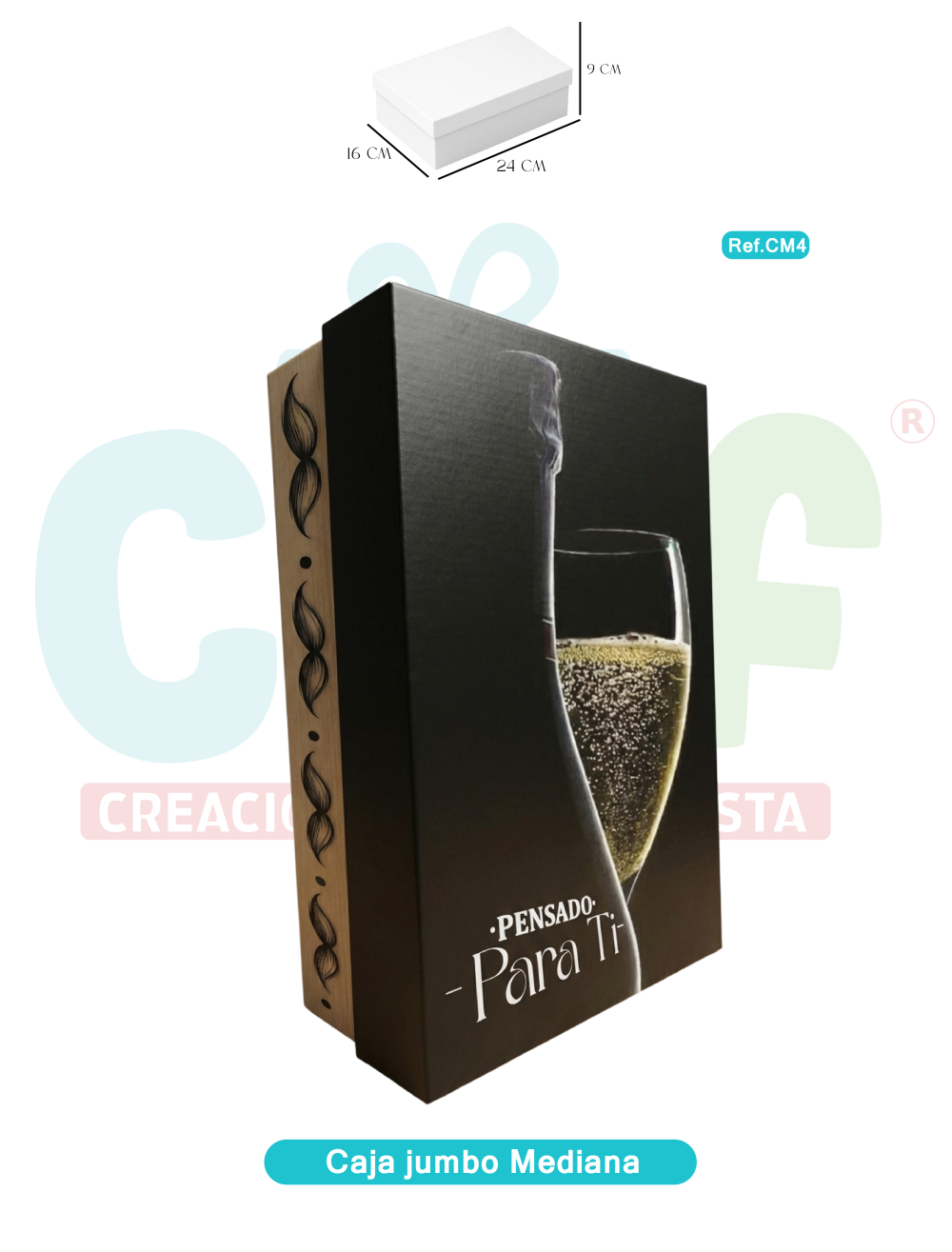 CAJA JUMBO COLOR MEDIANA  CM4