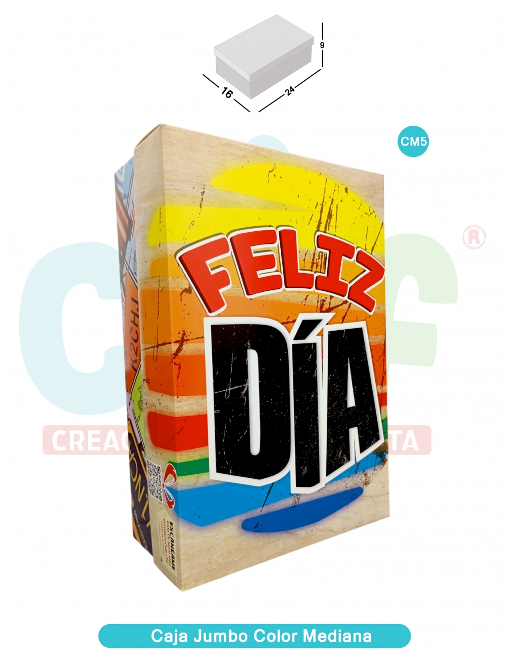 CAJA JUMBO COLOR MEDIANA  CM5
