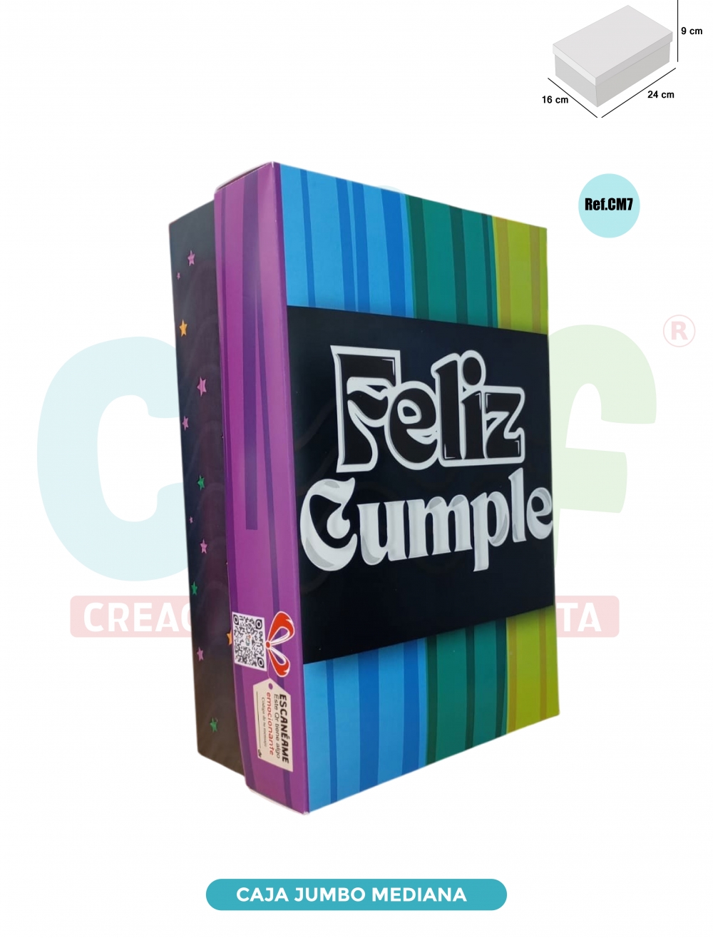 CAJA JUMBO COLOR MEDIANA  CM7
