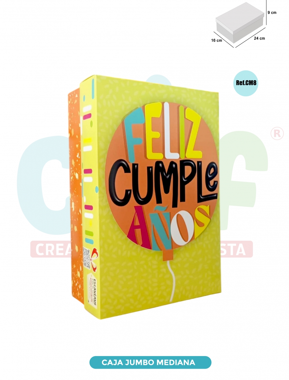 CAJA JUMBO COLOR MEDIANA  CM8