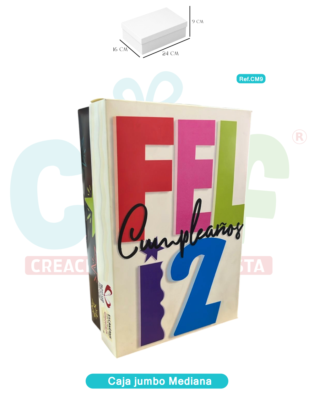 CAJA JUMBO COLOR MEDIANA  CM9